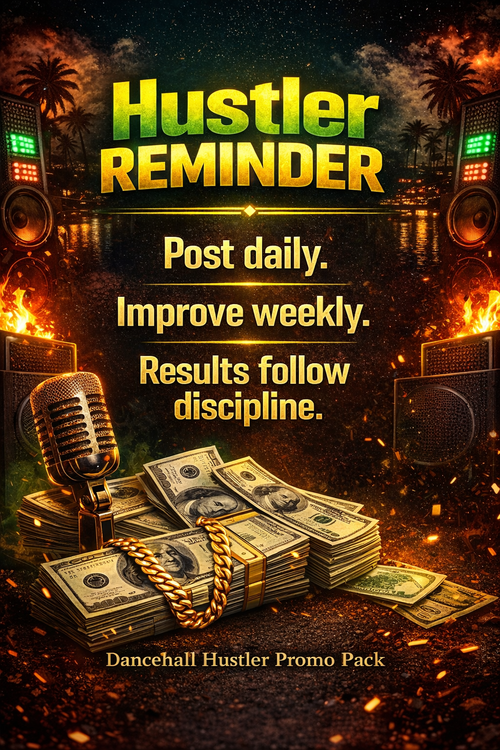 Dancehall Hustler Promo Pack (Instant Download)